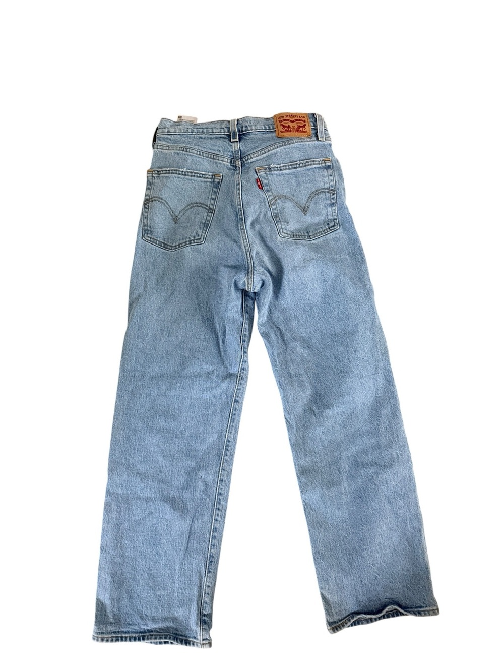 Levi's Men's Straight rib cage  Light Wash Blue Jeans